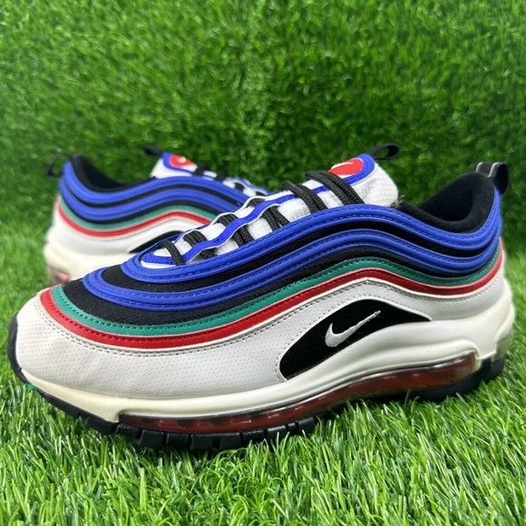 Nike Air Max 97 White Multicolor Size 6Y / Women's 7.5 CW7013-100 - Picture 1 of 5